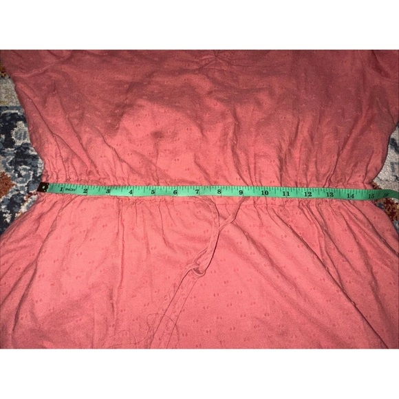 NWT Time and Tru Women's Long Sleeve Peasant Dress, Pink Camellia, Large 8-10 - Picture 12 of 14